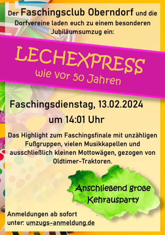 Flyer Lechexpress 2024